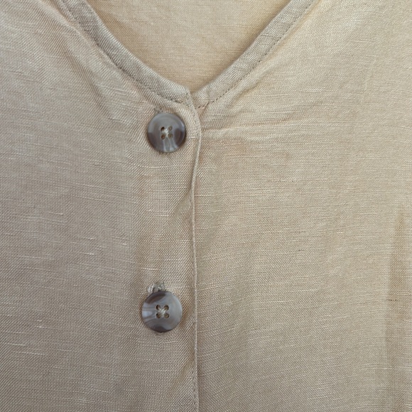 Tan Amuse Society linen crop - Picture 5 of 5